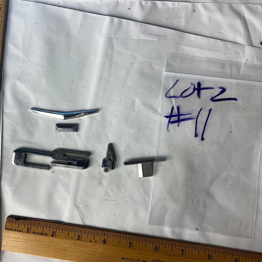 Cutlass Supreme Emblems‎ Lot CS Logo & Seat Trim Bezel OEM